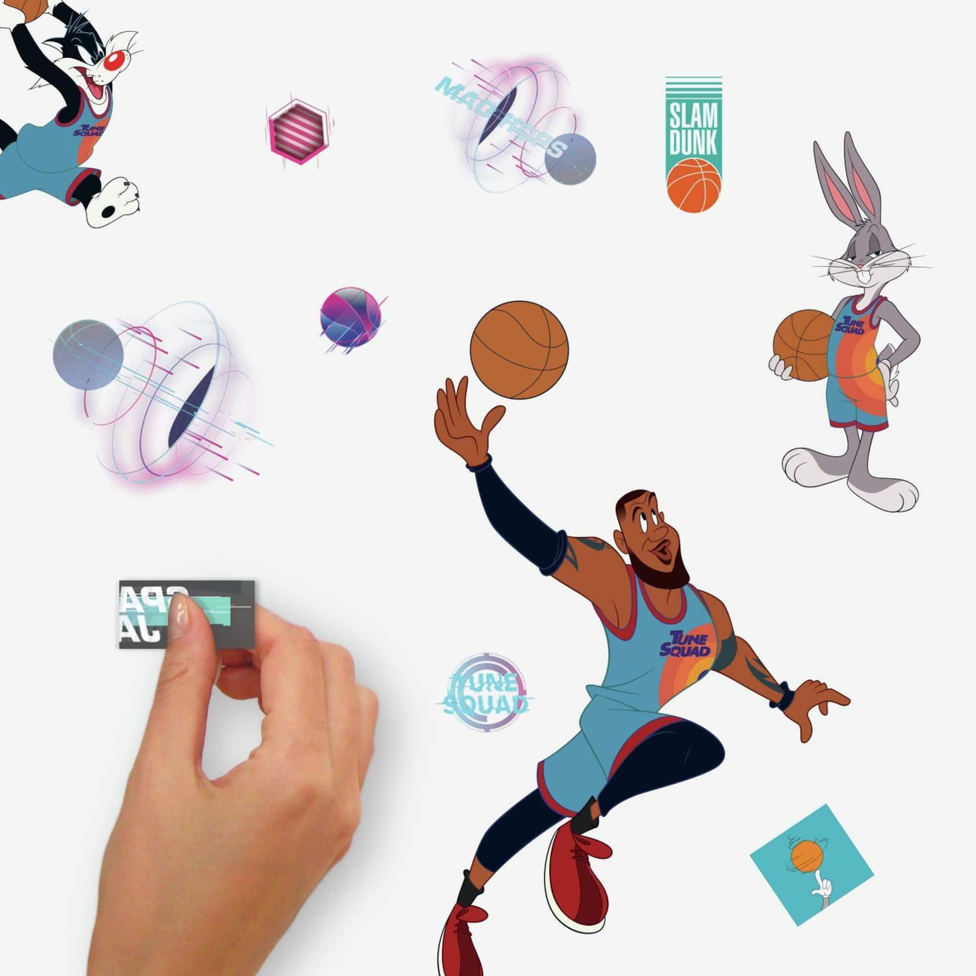 RoomMates Space Jam Peel & Stick Wall Decals